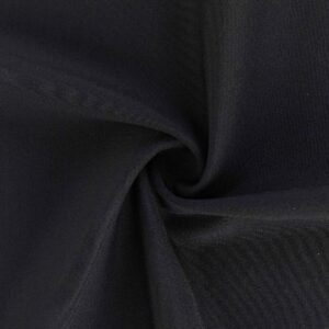 Matte Black Nylon Lycra Stretch Fabric (White Graphene)(66% Nylon 34% Lycra 210gsm)