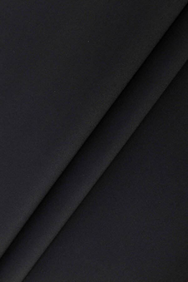 Matte Black Nylon Lycra Stretch Fabric (White Graphene)(66% Nylon 34% Lycra 210gsm) - Image 2