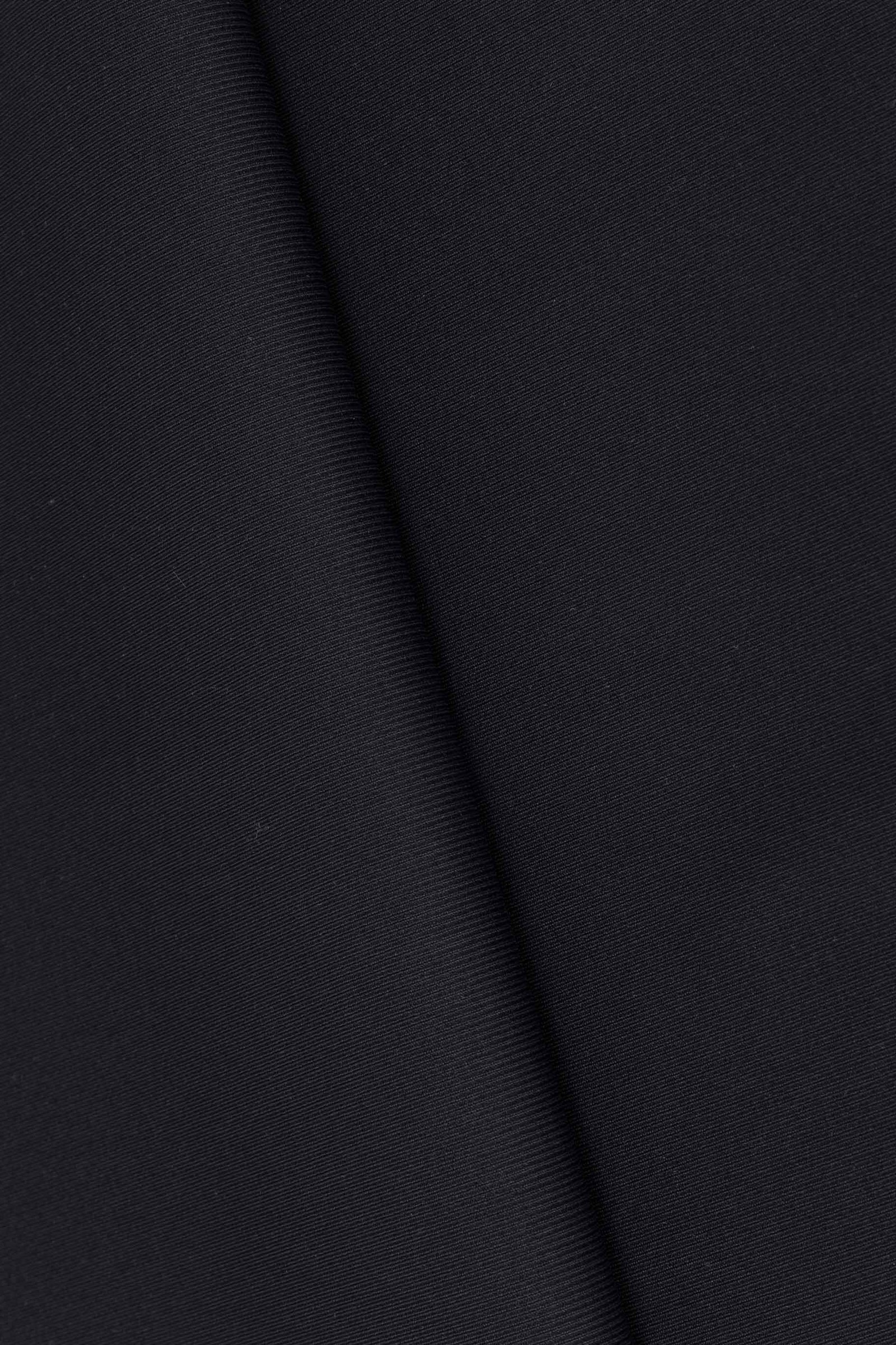 Eco-Friendly Matte Black Recycled Poly Lycra Double Knit Fabric JM-ST2471HL (4)