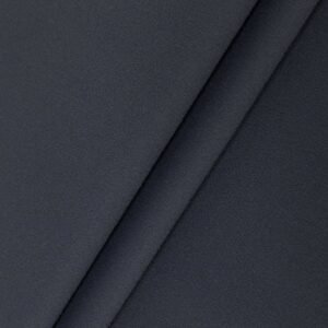 (N66) Matte Black Nylon Lycra Double-Knit Fabric – Single Brushed(79% Nylon 21% Lycra 200gsm)JM-SN3453HLM (3)