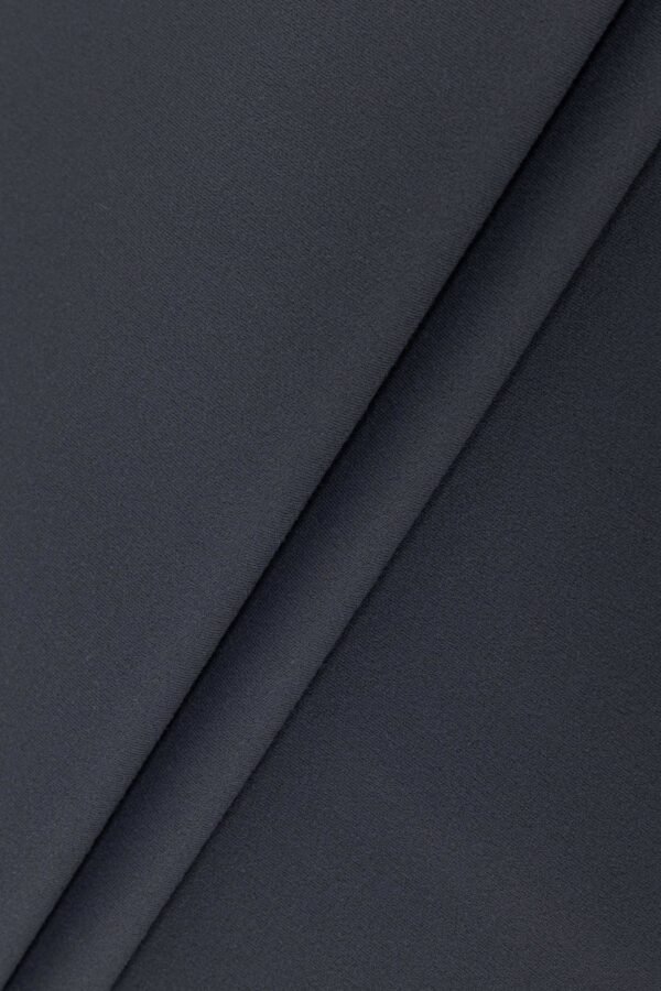 (N66) Matte Black Nylon Lycra Double-Knit Fabric – Single Brushed(79% Nylon 21% Lycra 200gsm)JM-SN3453HLM (3)
